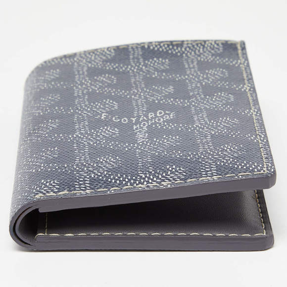 Goyard Grey Goyardine Coated Canvas St. Marc Card Holder - Picture 9 of 9